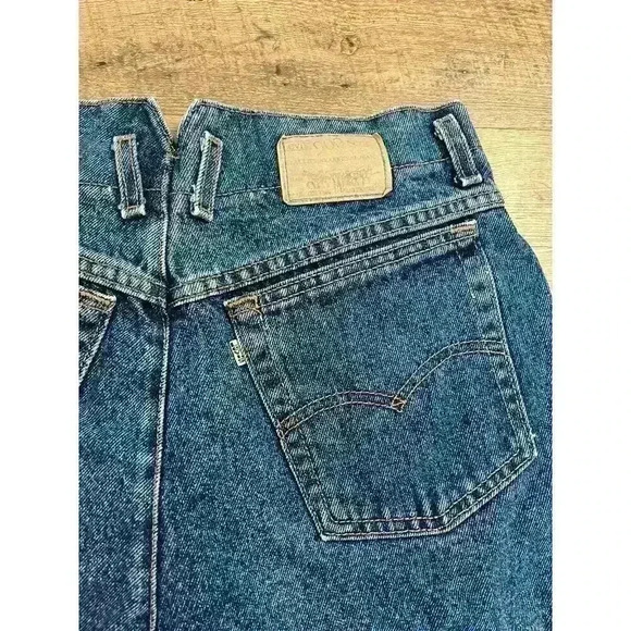 Vintage Levi's 900 Series Mom Blue Jeans Brown Tag Women's 31X31 Made In USA - Picture 8 of 12